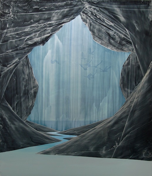 David Borgmann: o.T. [FL 15], 2019, oil and acrylic on canvas, 230 x 200 cm 

